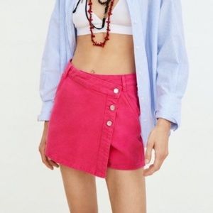 Zara Wrap jean skirt